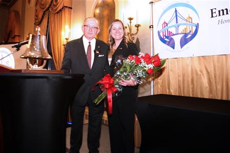 President Frank and PDG Laine Hendricks