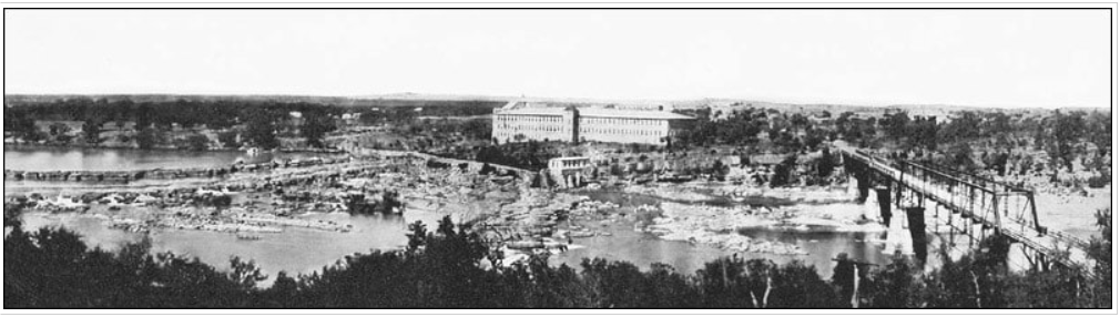 Historical photo of the Falls.