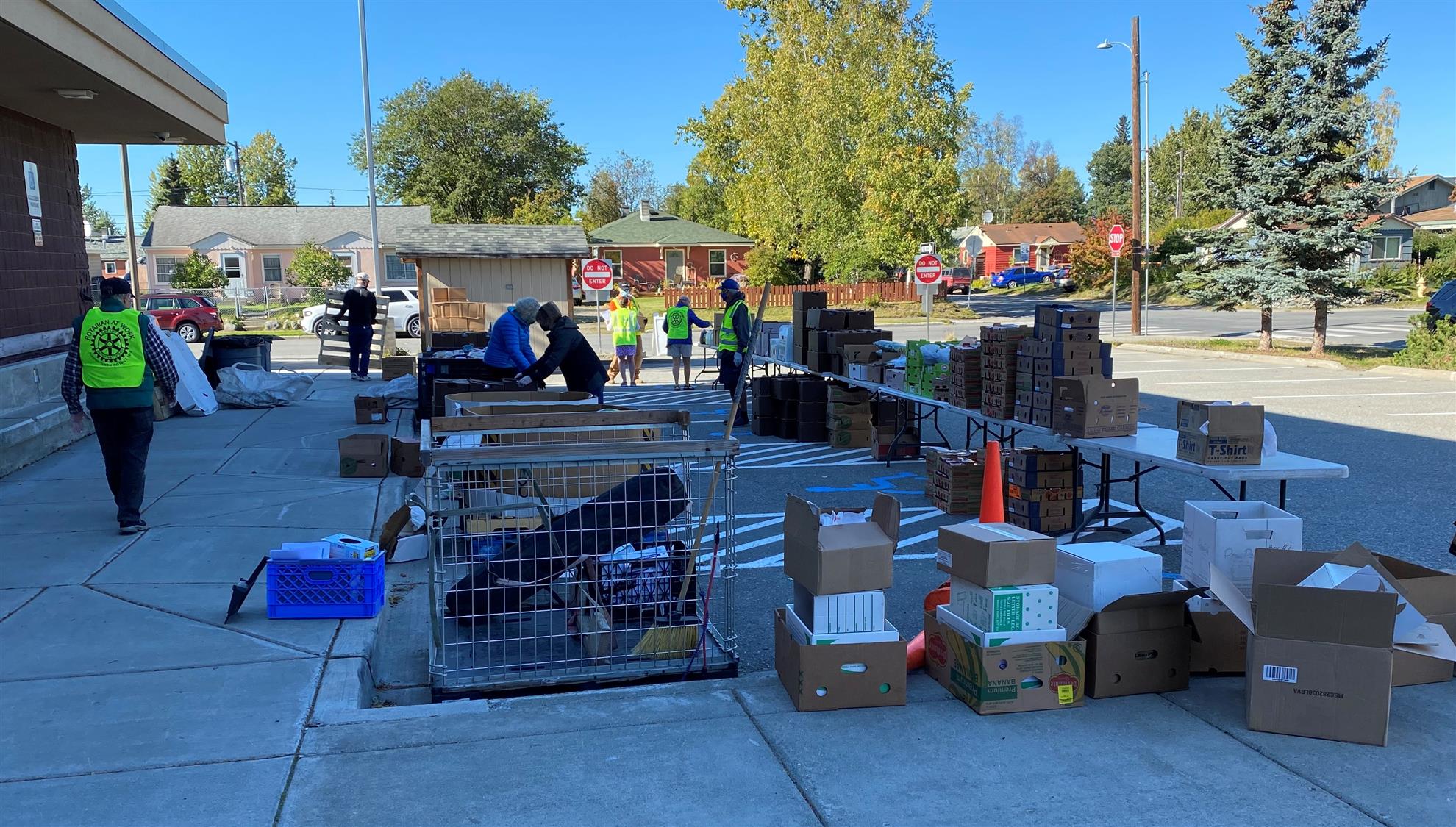 Mobile Food Pantry Rotary Club of Anchorage East