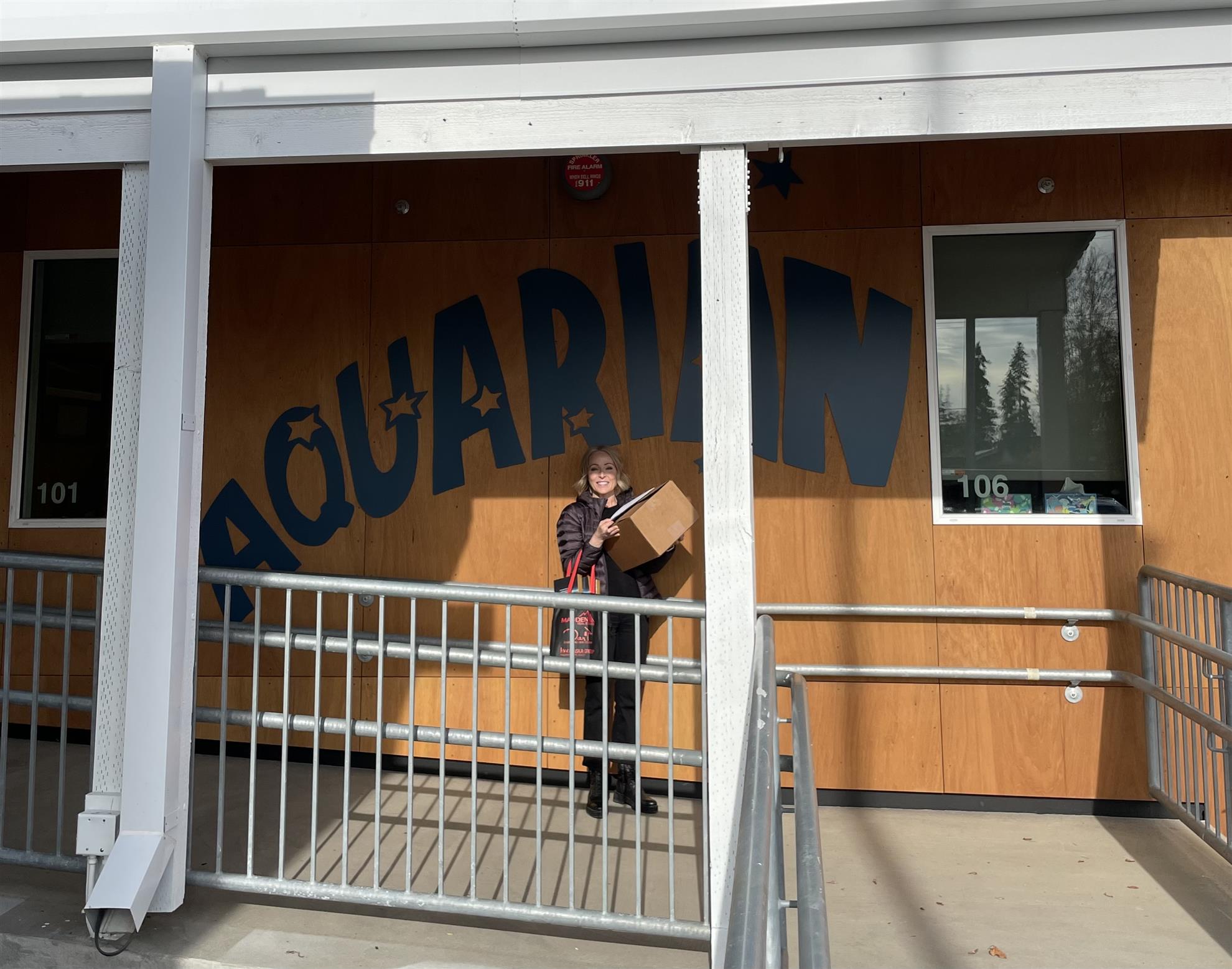 ASR's Cathleen Lewis at Aquarian Charter School