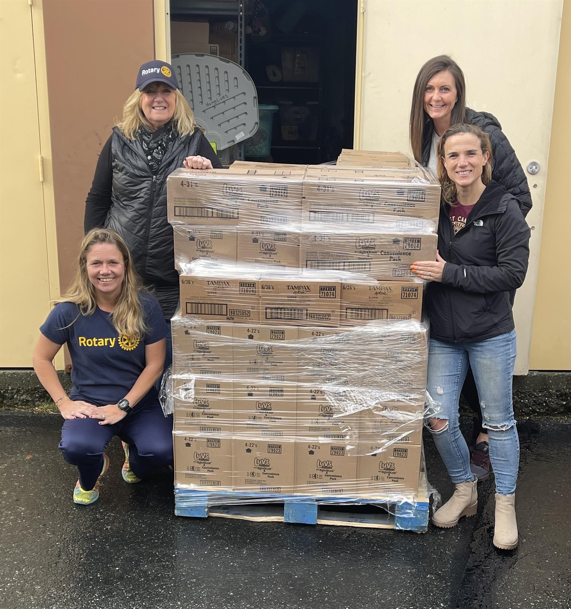 ASR's Prez Denise and Laurel Poff donate supplies to Young Lives!