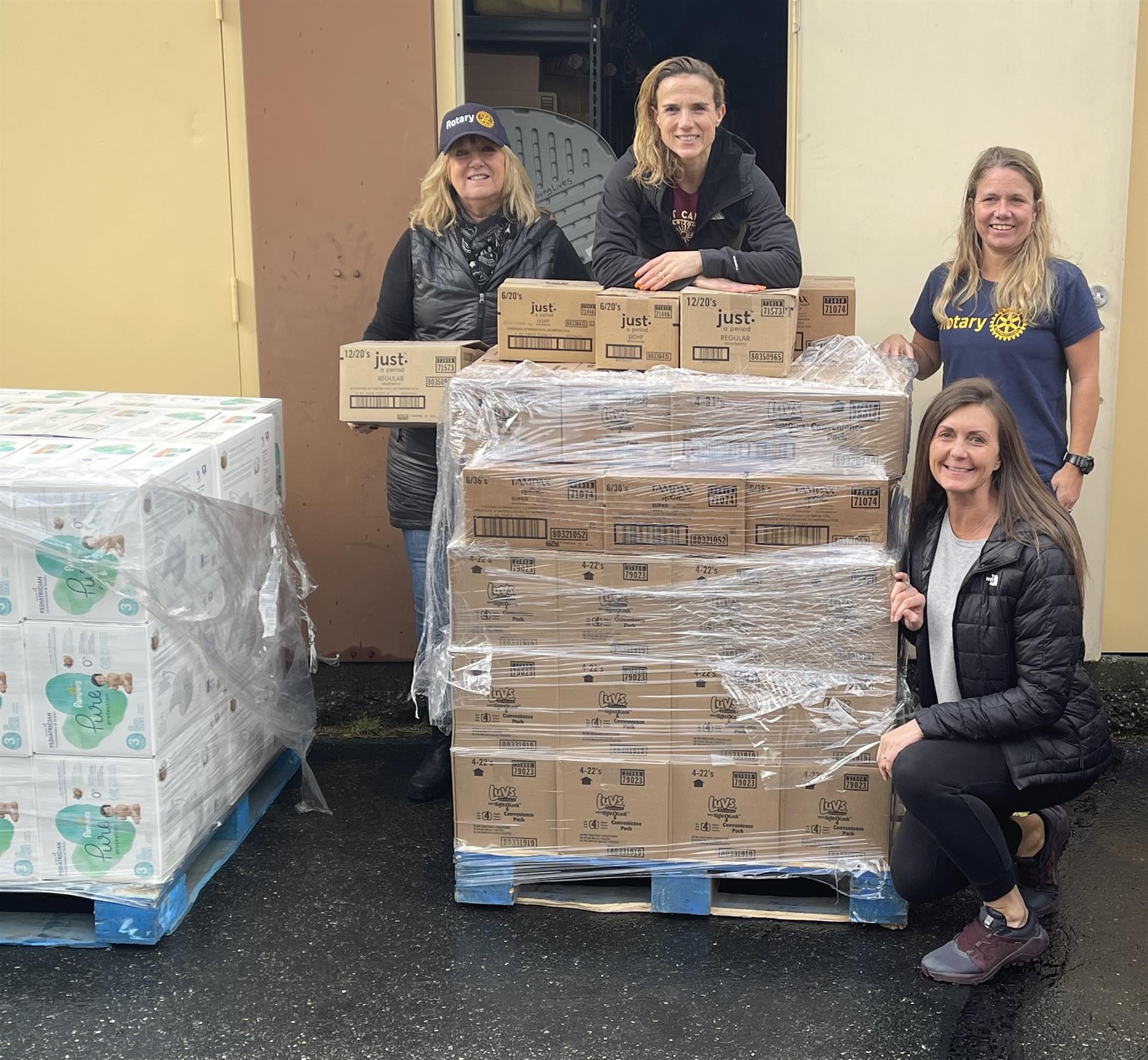 ASR's Prez Denise and Laurel Poff donate supplies to Young Lives!