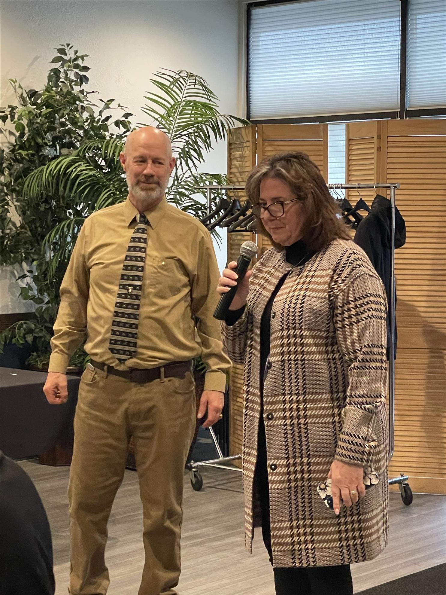 Chris Tomsen is introduced by Terri Hall, as ASR learns about West Point!