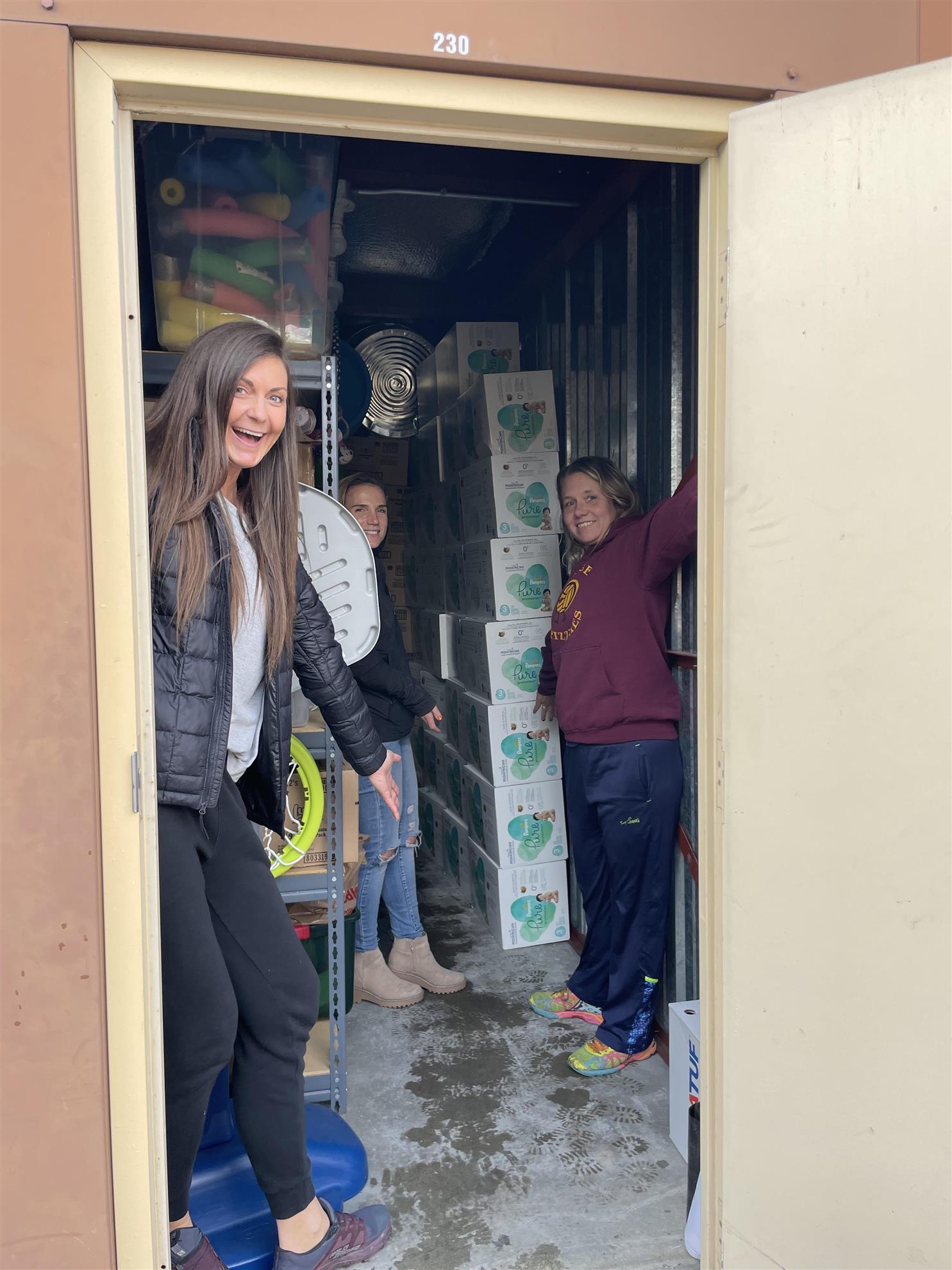 ASR's Prez Denise and Laurel Poff donate supplies to Young Lives!