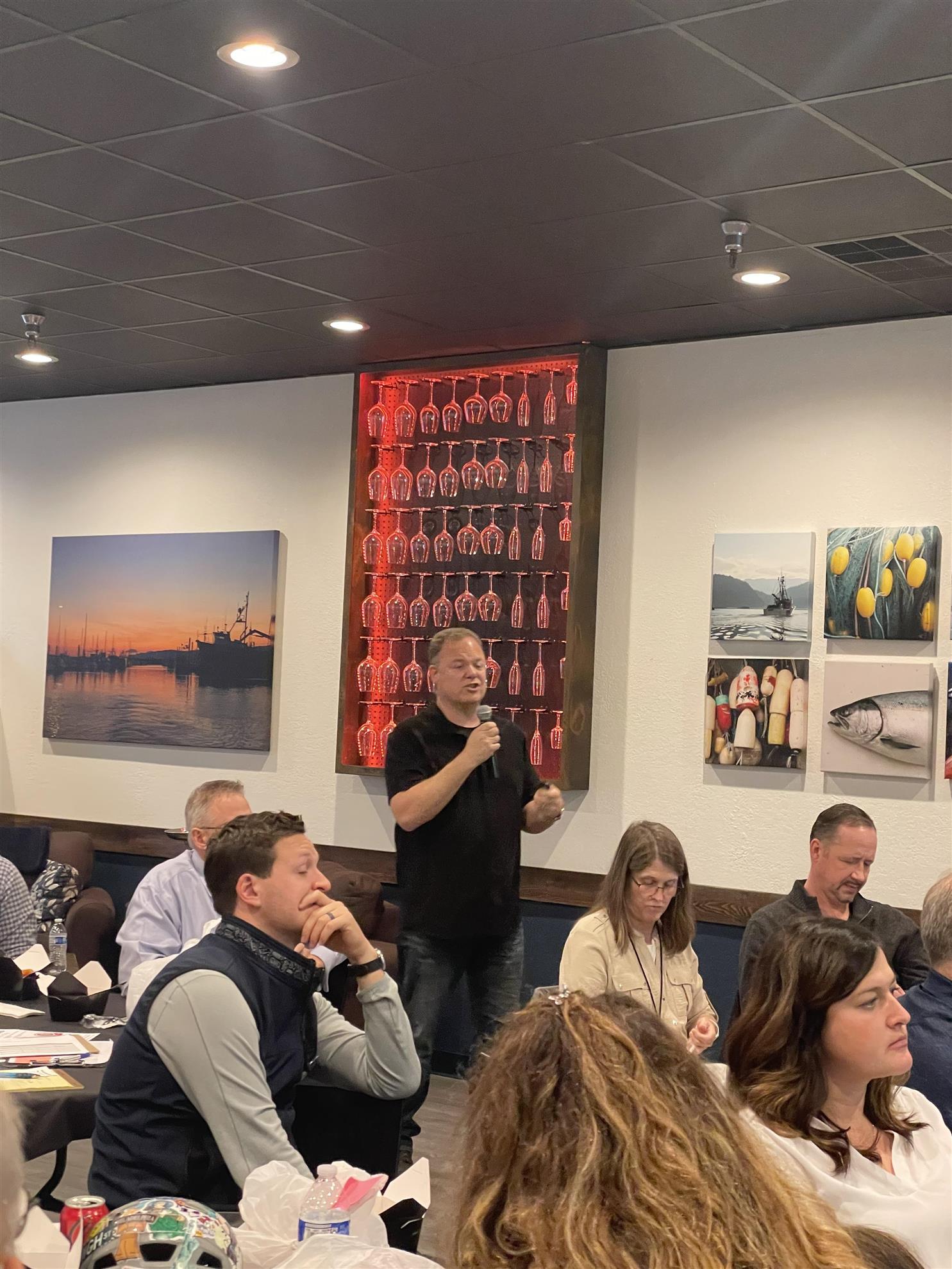 Mike Messick of Deep Forest Security presenting to ASR about cybersecurity