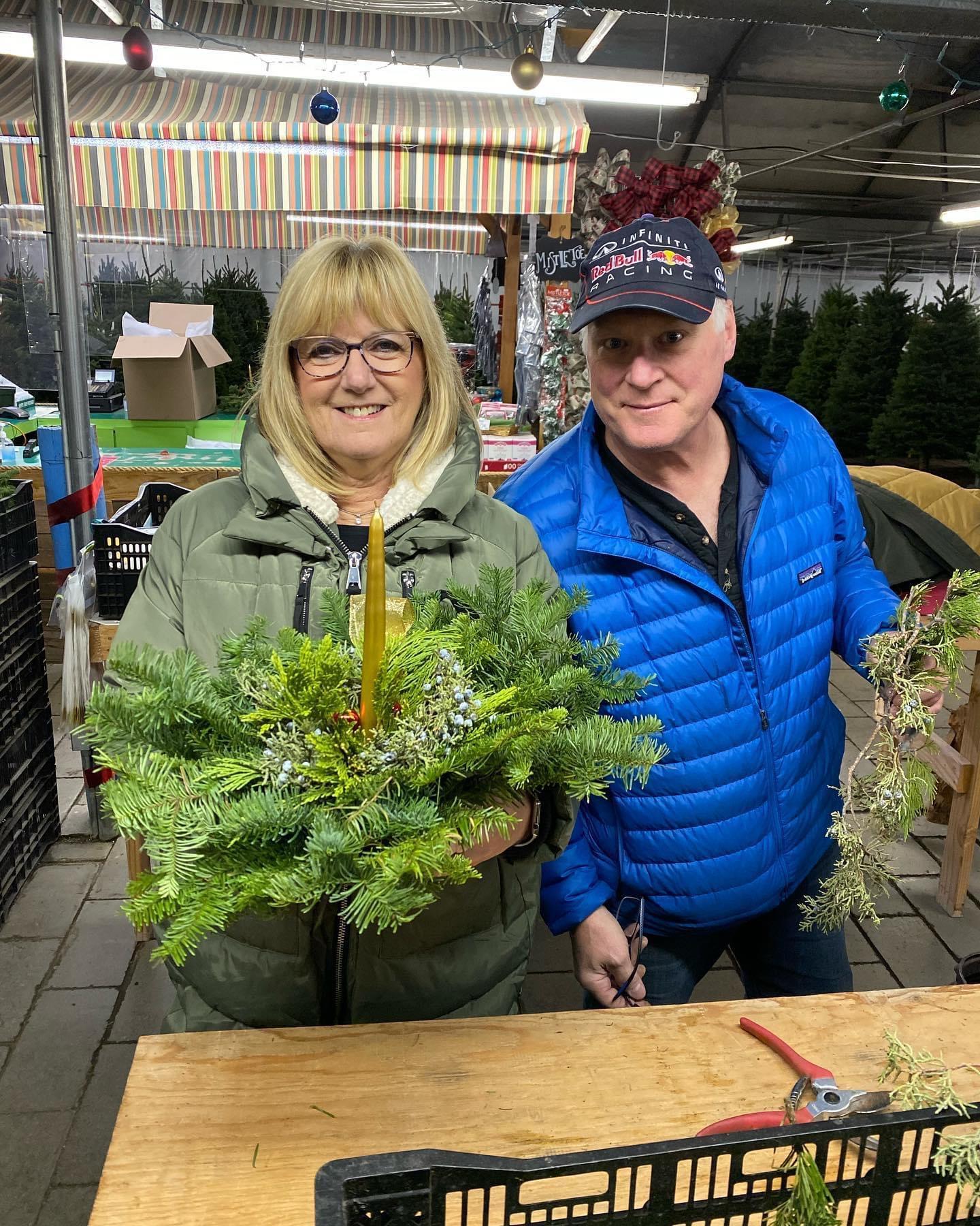 Denise & Carl Kipke - beautiful centerpiece!