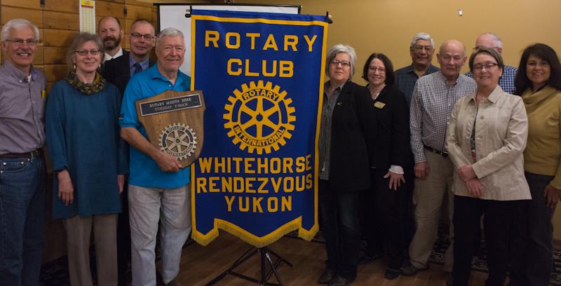 New meeting plaque | Rotary Club of Whitehorse Rendezvous