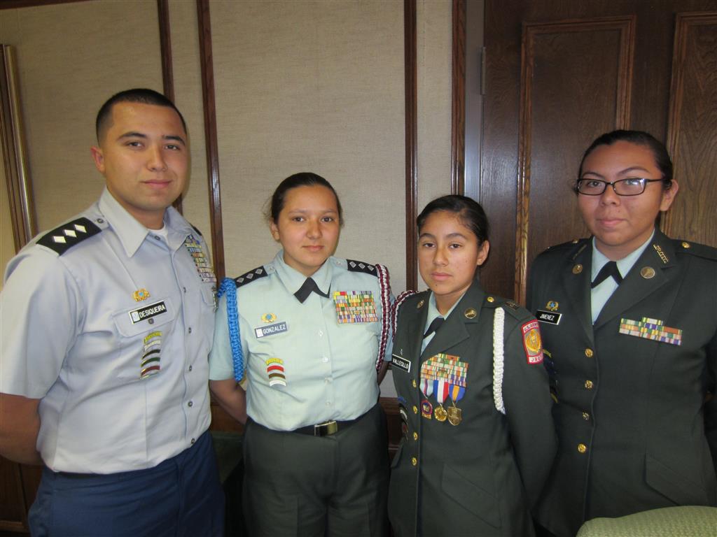 The US Army Junior Reserve Officer's Training Corps (JROTC) Rotary
