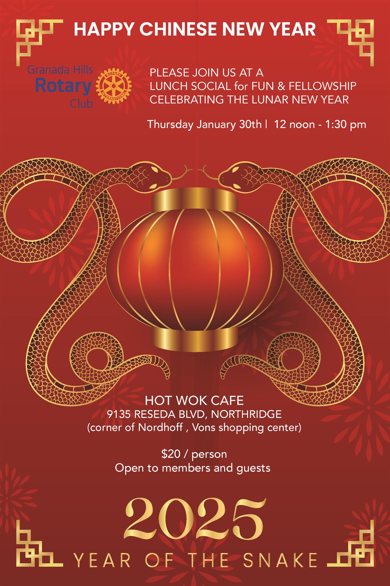 Lunar New Year Lunch Social