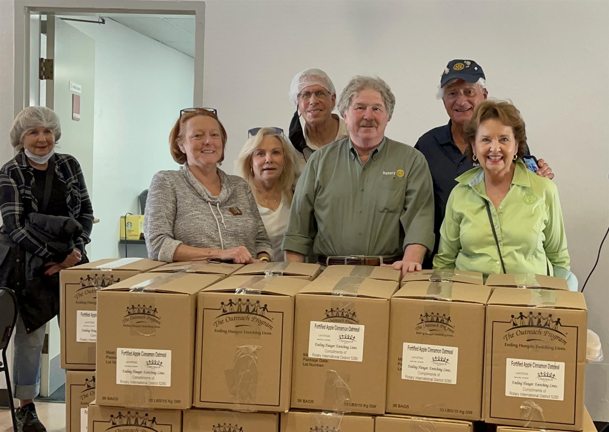 Outreach Food Packaging Event Rotary Club Of Studio City Sherman Oaks