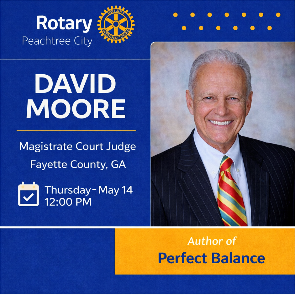 Judge David Moore, Author of Perfect Balance 