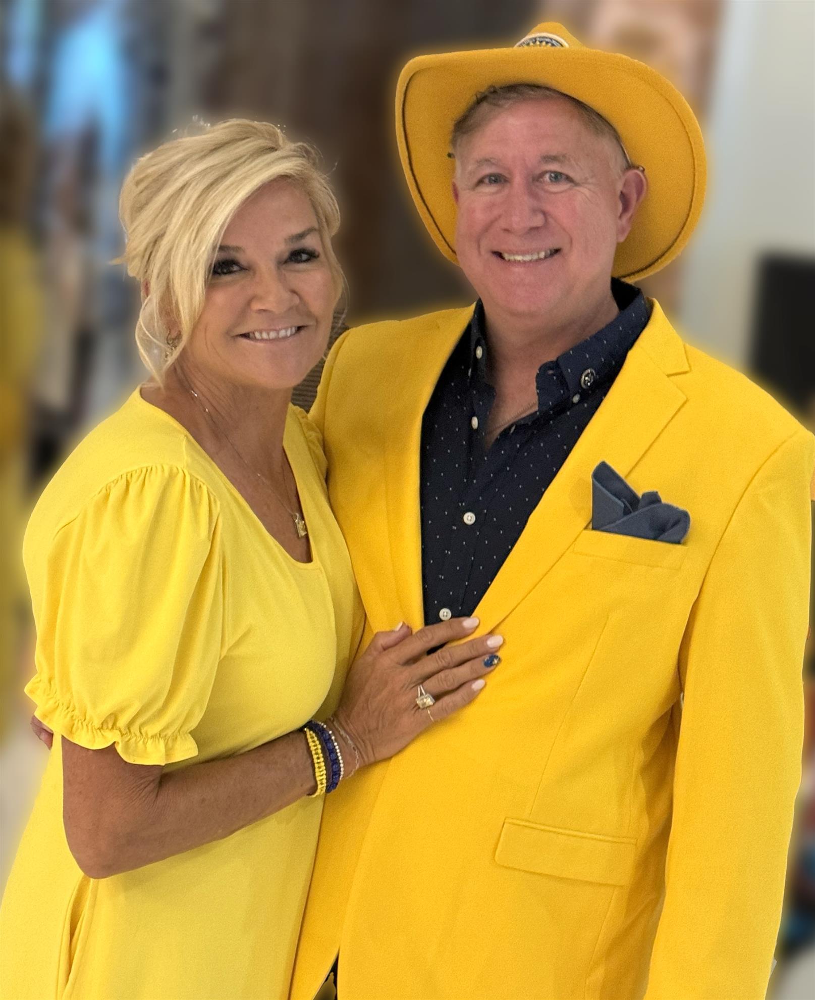 Mike Dutra, District Governor, and his wife, Cindy