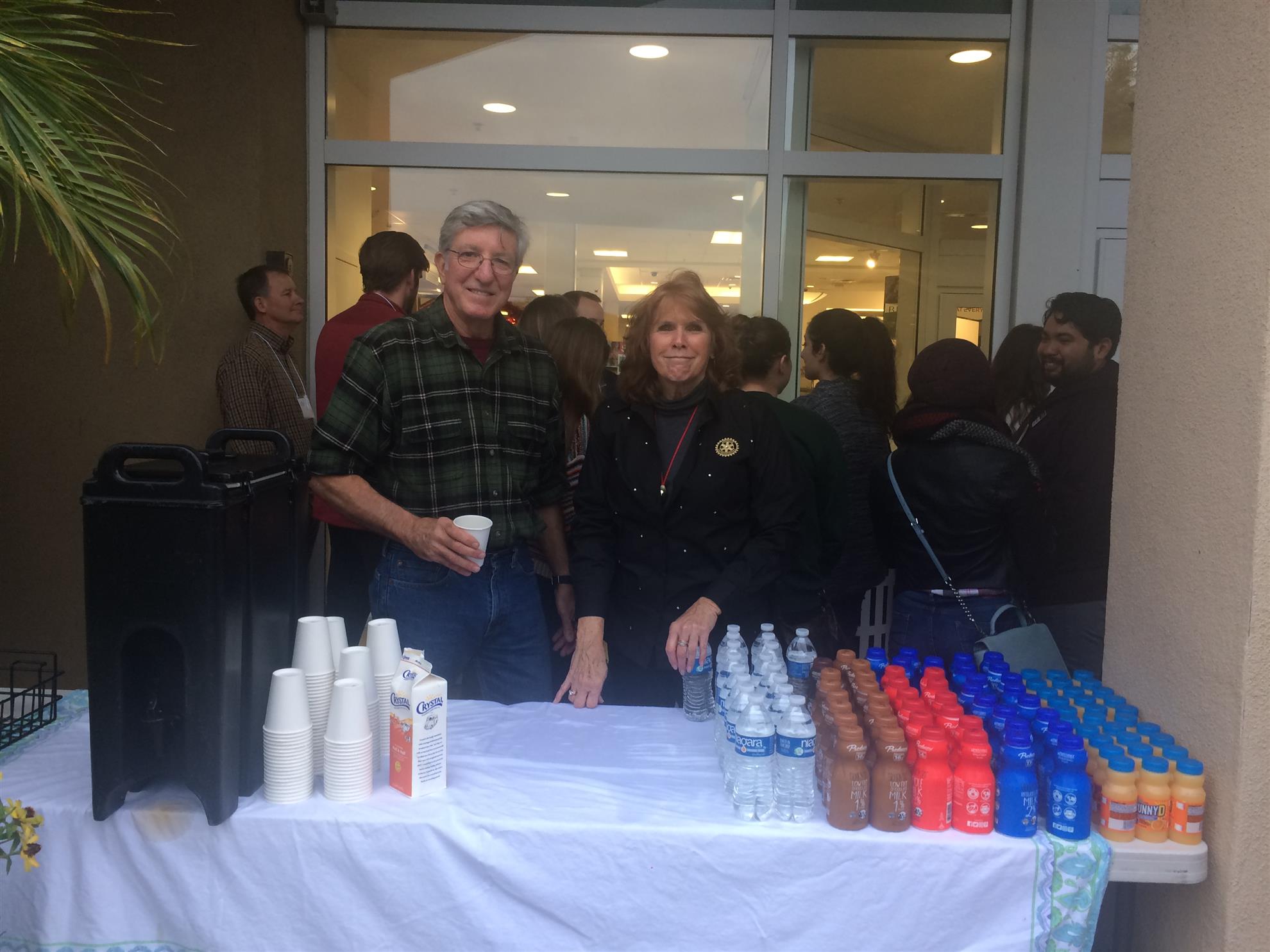 Rotarians at work