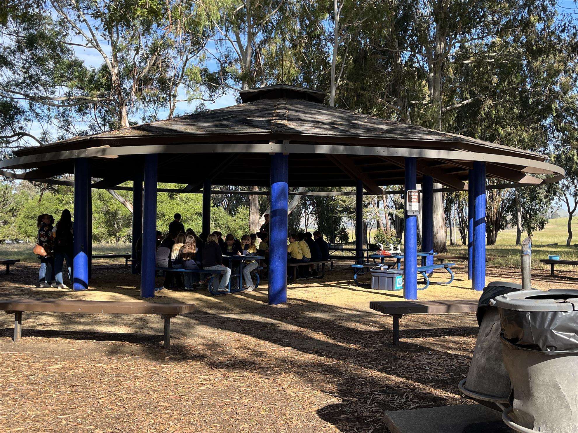 District 10 Members Enjoying the Newly Renovated Pavilion at Laguna Lake