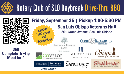 SLO Rotary Daybreak Drive Thru BBQ