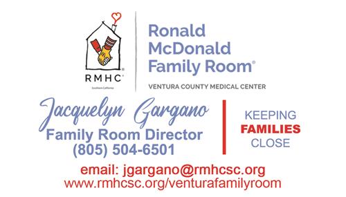 Ronald McDonald Family Room Ventura