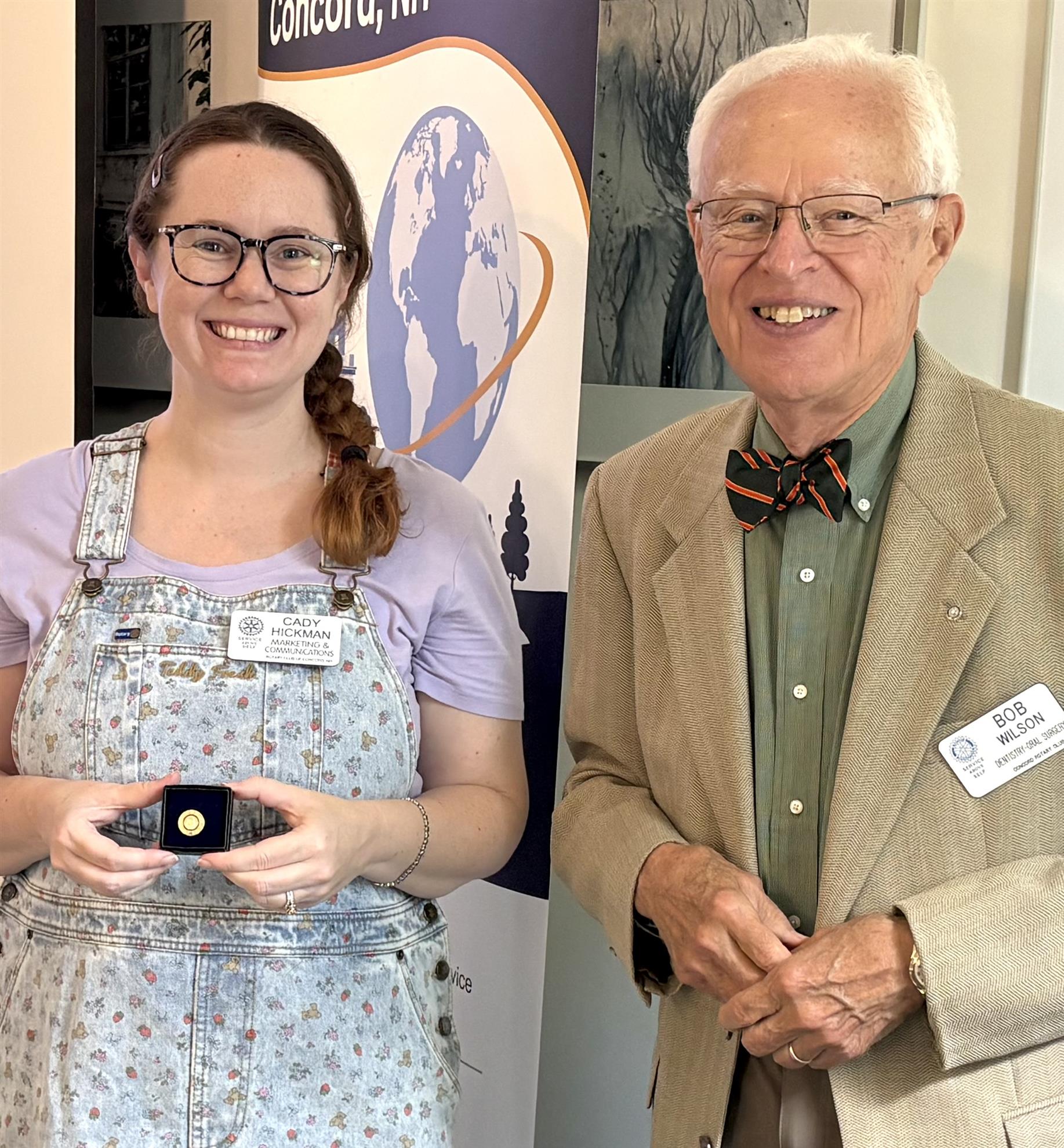 Cady and Bob: Paul Harris Plus+ Award Recipients