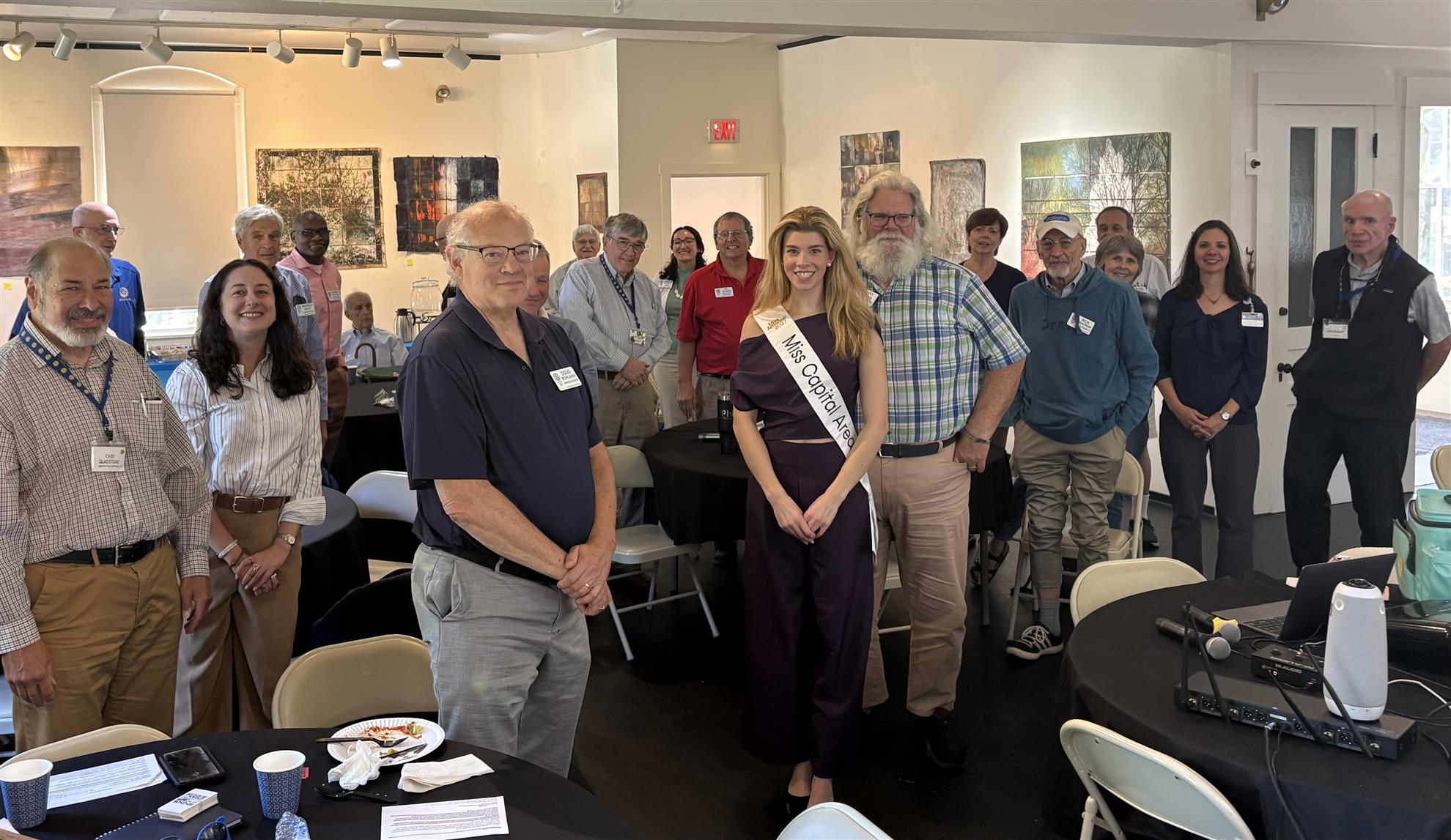 Miss Capital Area, Olivia Parzick, Visits Concord Rotary