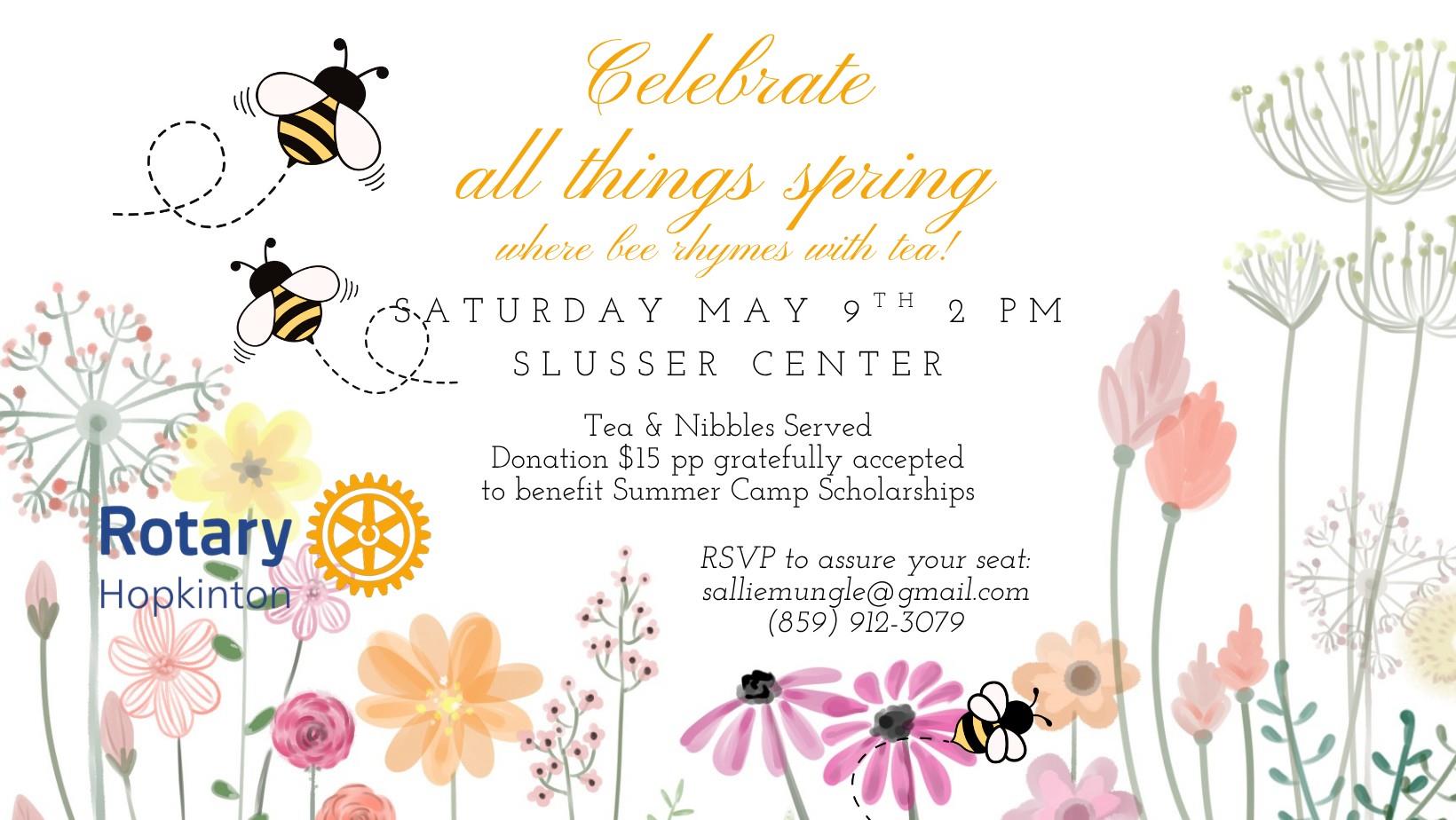 Bee Tea at the Slusser Center