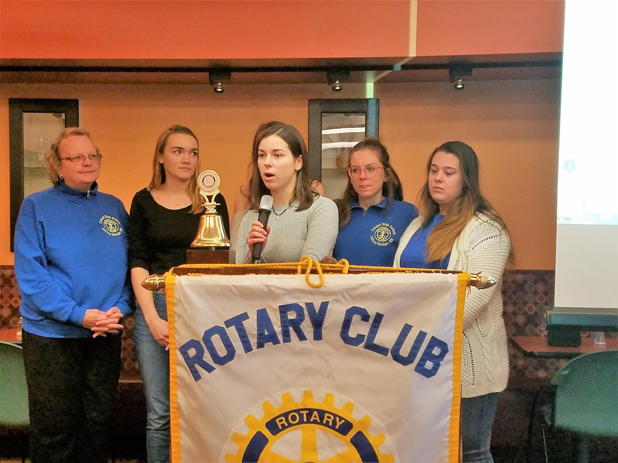 Interact Clubs accepts $1500 donation for Nicaragua efforts | Rotary ...