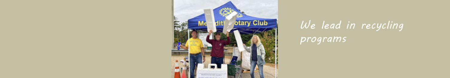 We support environmental efforts