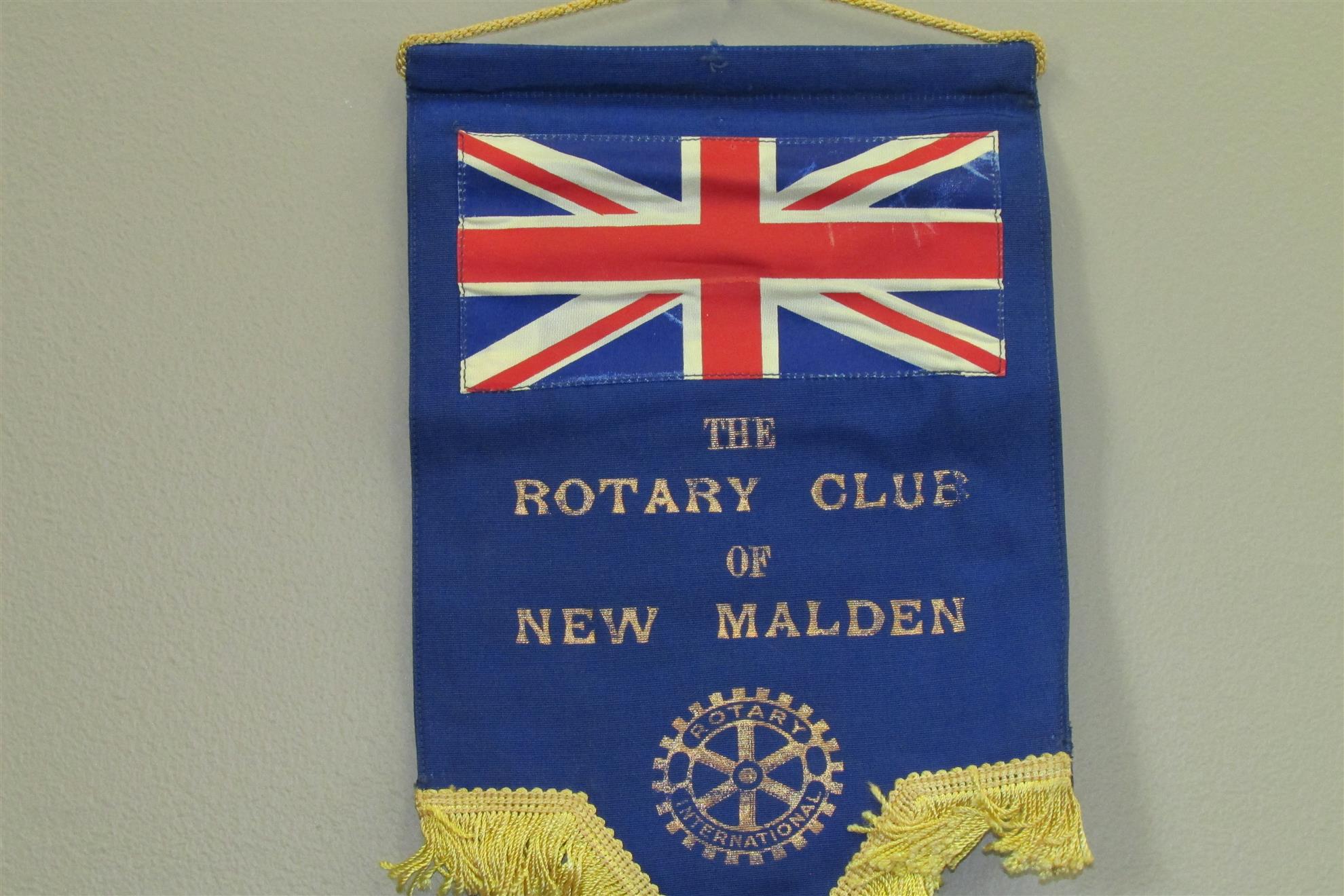 Rotary Banners and Flags Exchanged Rotary Club of Peterborough, NH