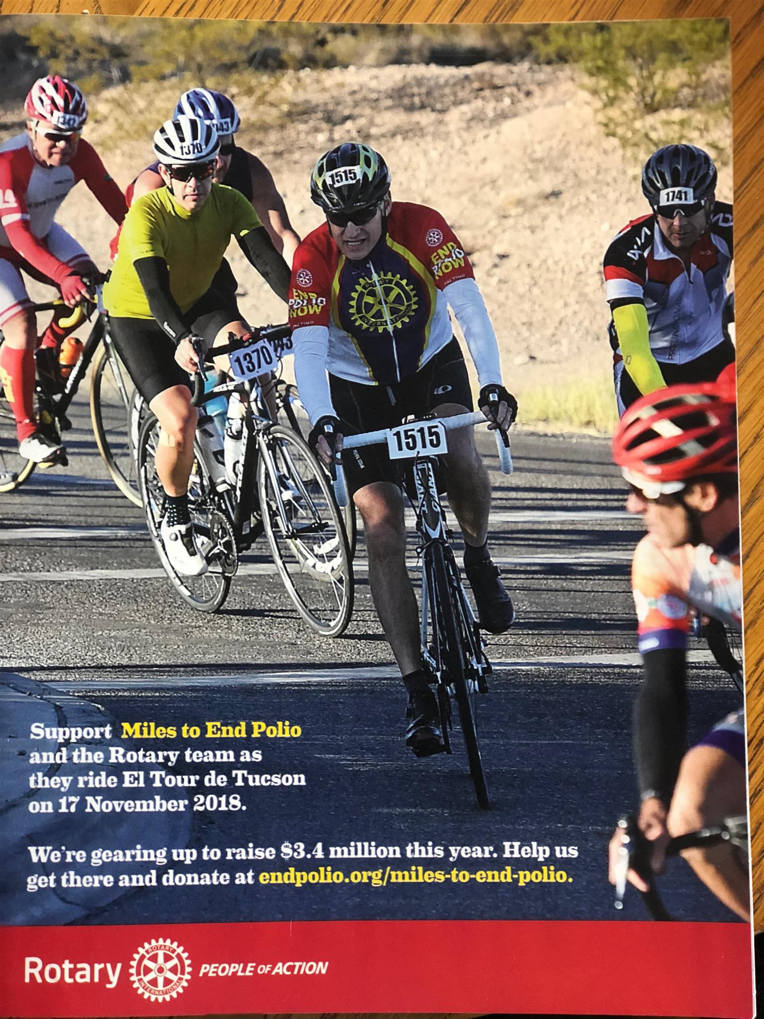 Announcements Rotary Club of Tucson Sunrise