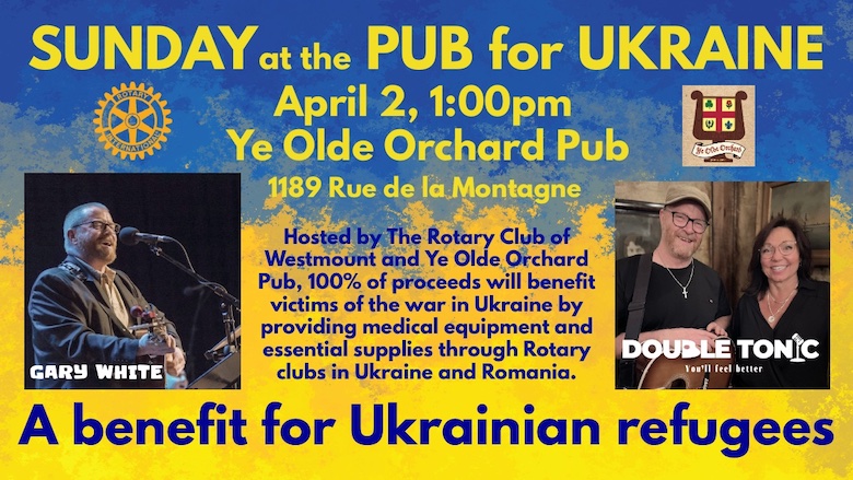 Rotary Helping Ukraine  Rotary Club of Westmount