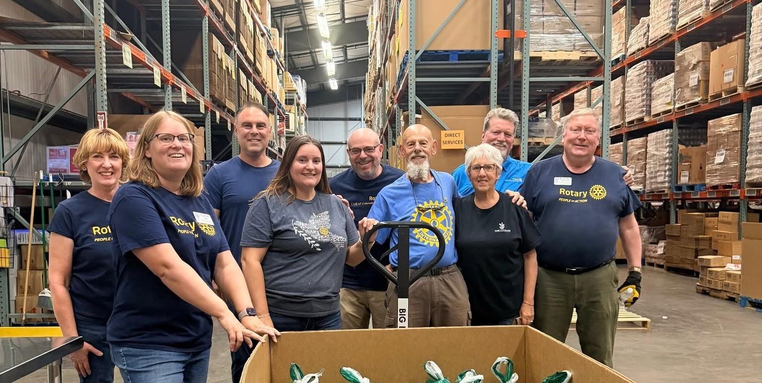 Care and Share and Rotary! What a perfect combination!