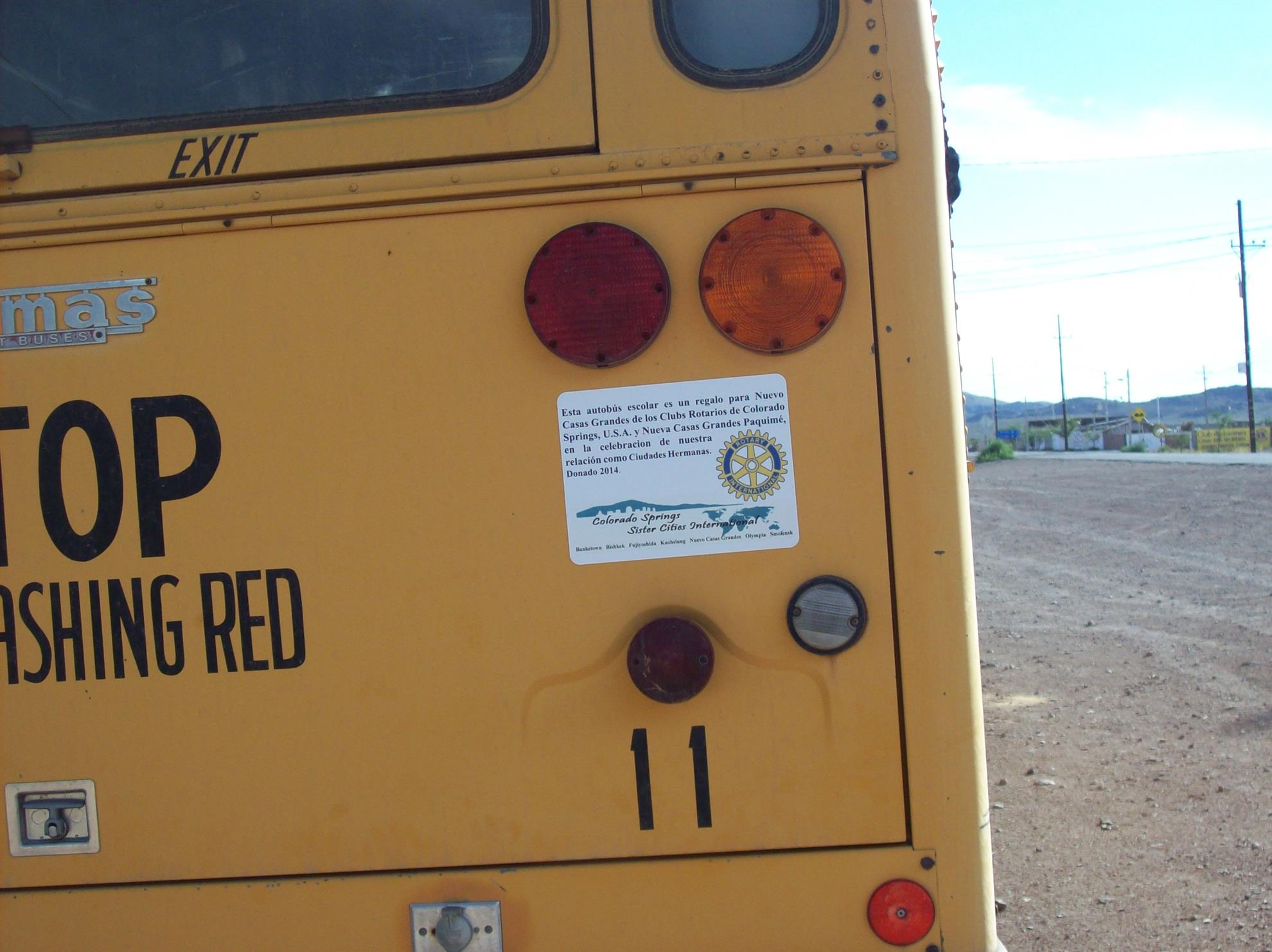 School Busses Arrive in Mexico! | Rotary Club of Colorado Springs