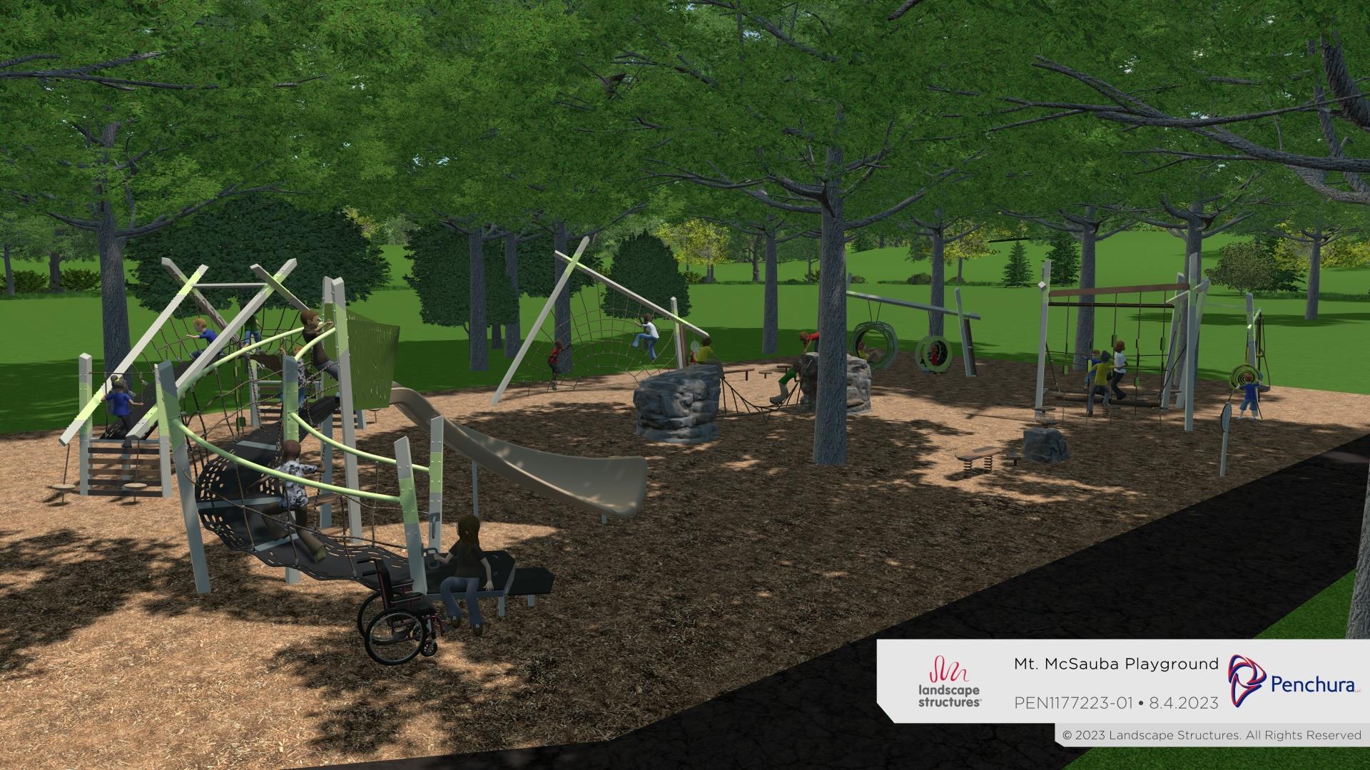 Mt. McSauba Community Playground Installation