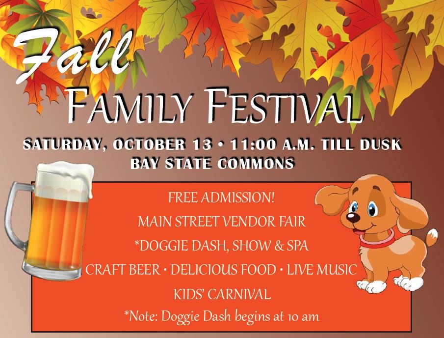 Fall Family Festival October 13! Rotary Club of Westborough