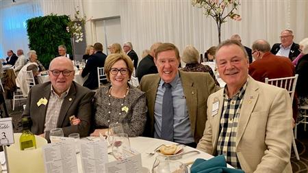 John & Julie Campbell, Rob McLennan & John Wotherspoon