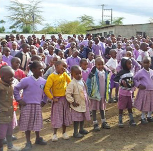 school children in africa