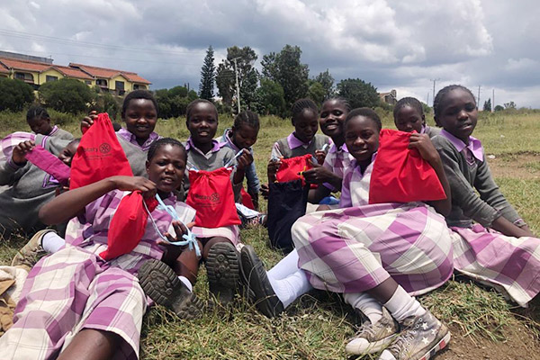 reusable sanitary pads for girls in schools in Kenya