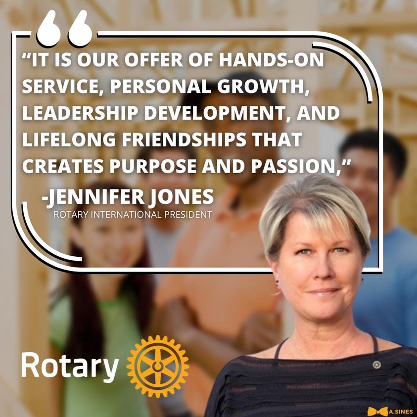 Jennifer Jones 22-23 International Rotary President | Rotary Club of South  Tyler