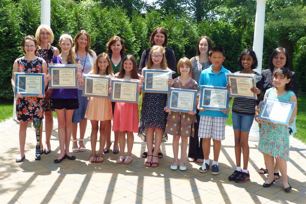 Farmington Rotary Recognizes 19 West Woods Upper Elementary Students as