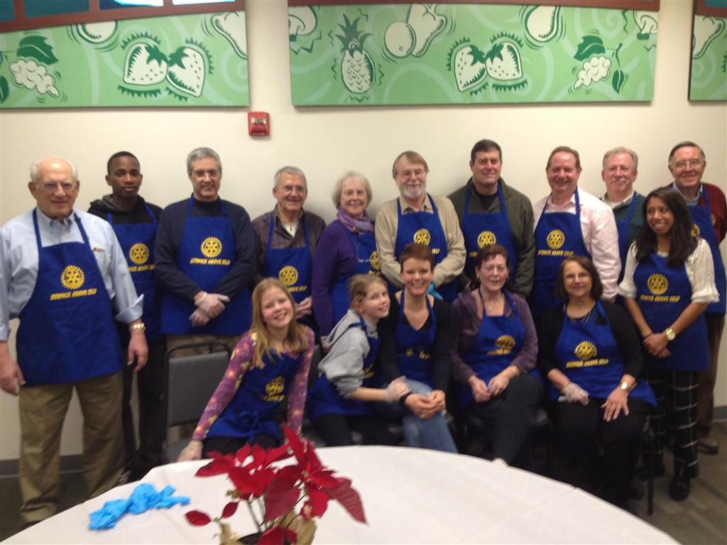 Framingham Rotary Club serves dinner at Pearl Street Cupboard & Cafe