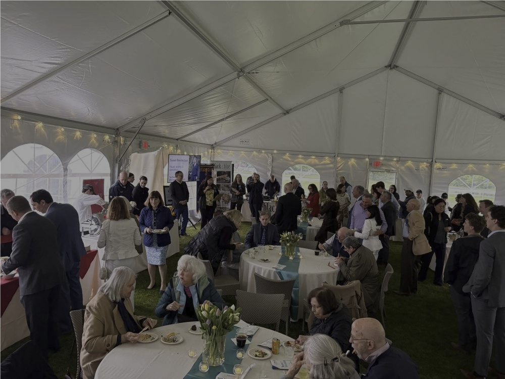 Guests gathering at Taste of Wellesley