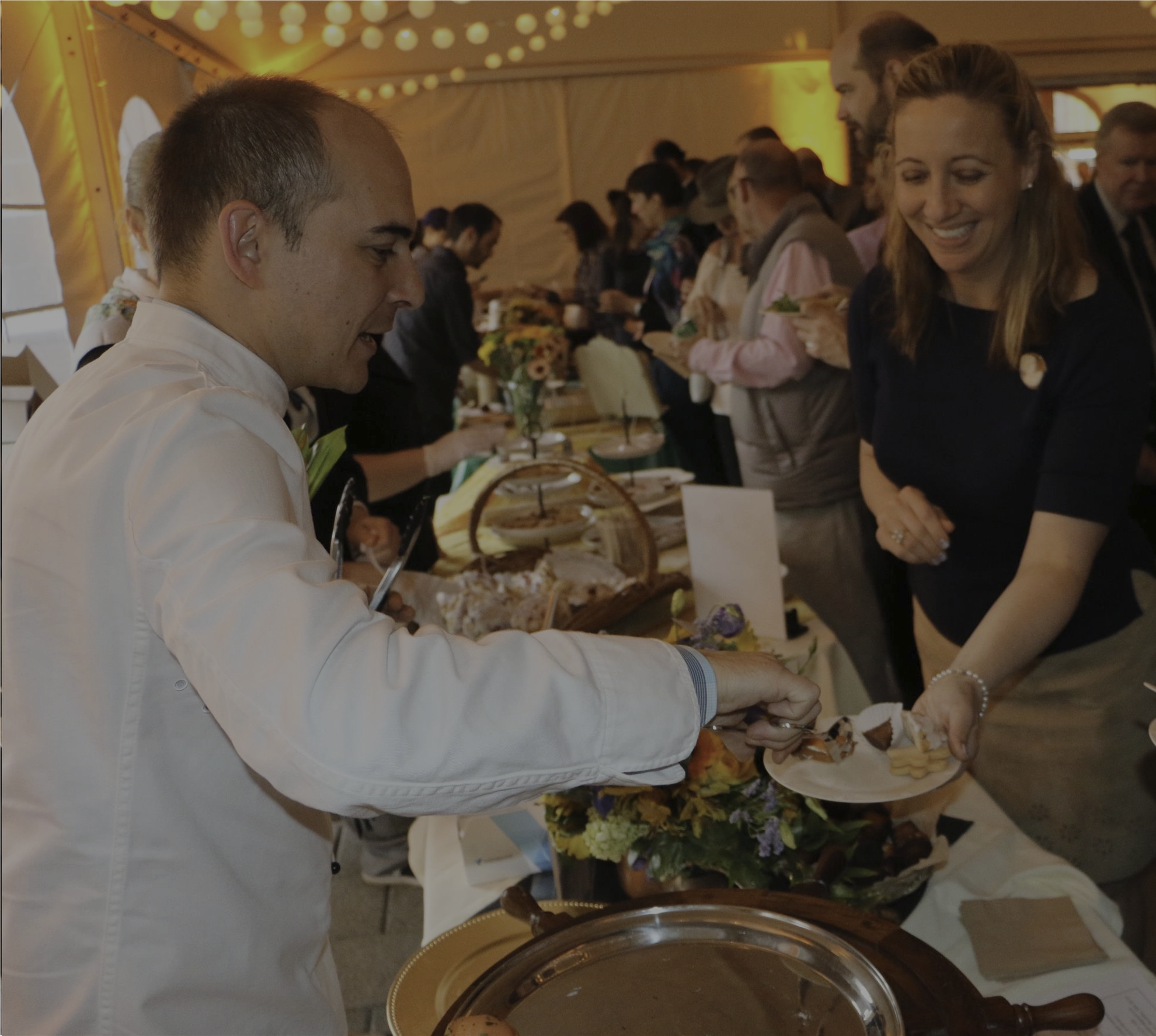 A restaurant serving guests at Taste of Wellesley