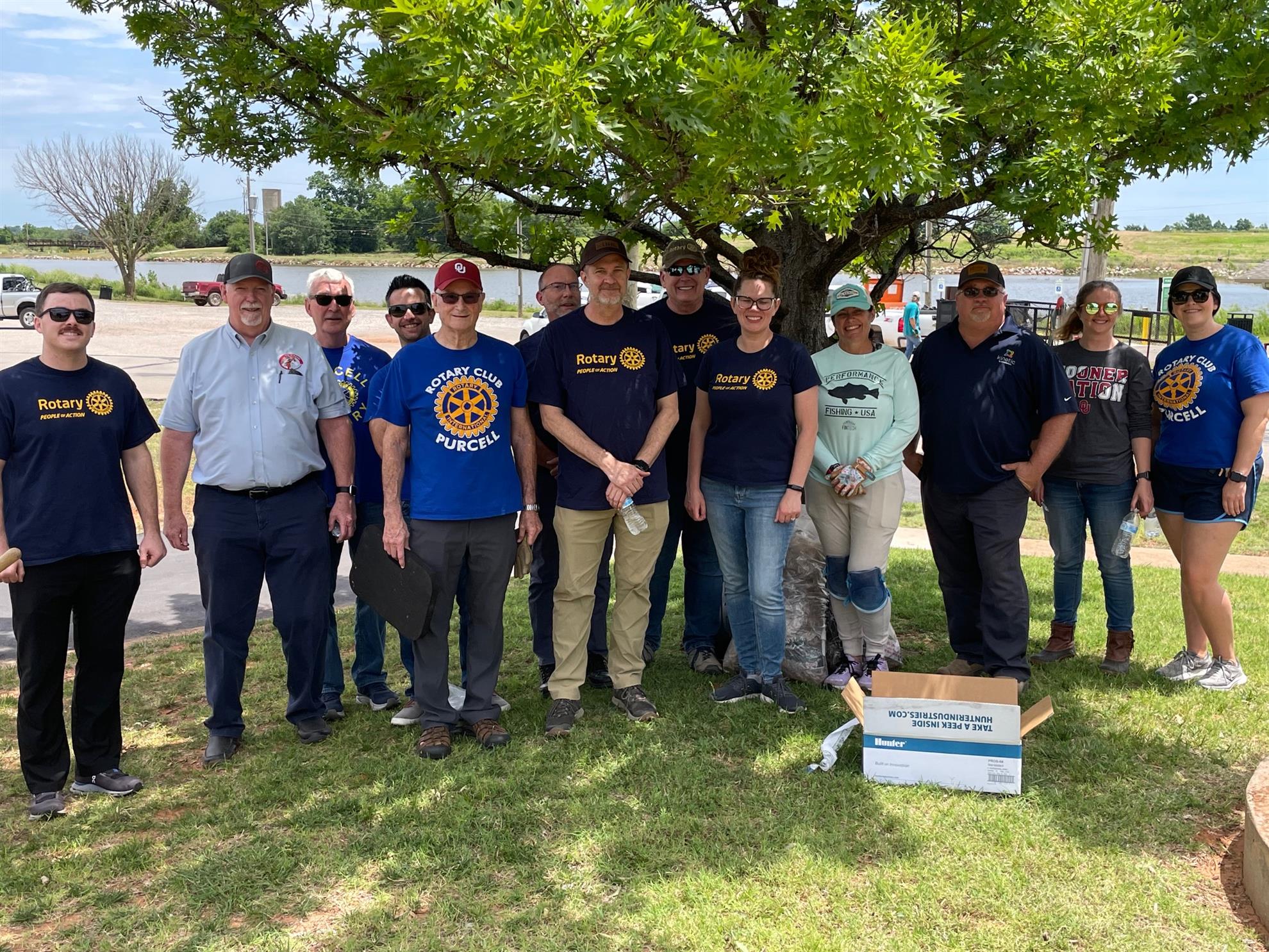 Rotarians have work day | Rotary Club of Purcell