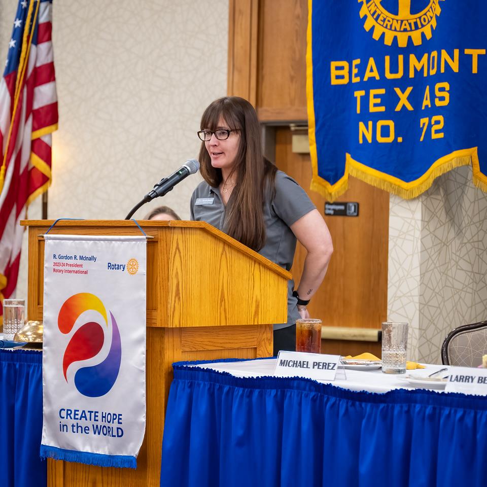 3-13-24 Sarah Hardin, The ARC | Beaumont Rotary Club