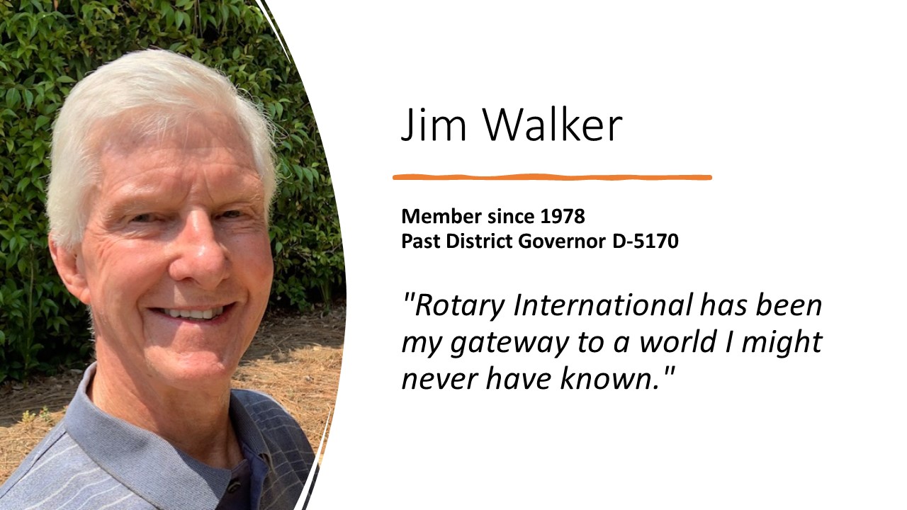 Jim Walker - Testimonial about Rotary