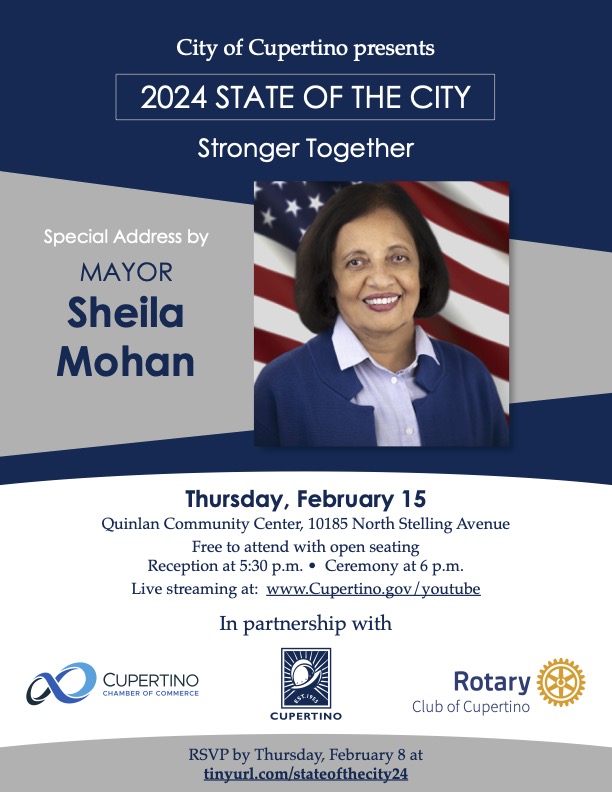 State of the City Address 2024 The Rotary Club of Cupertino