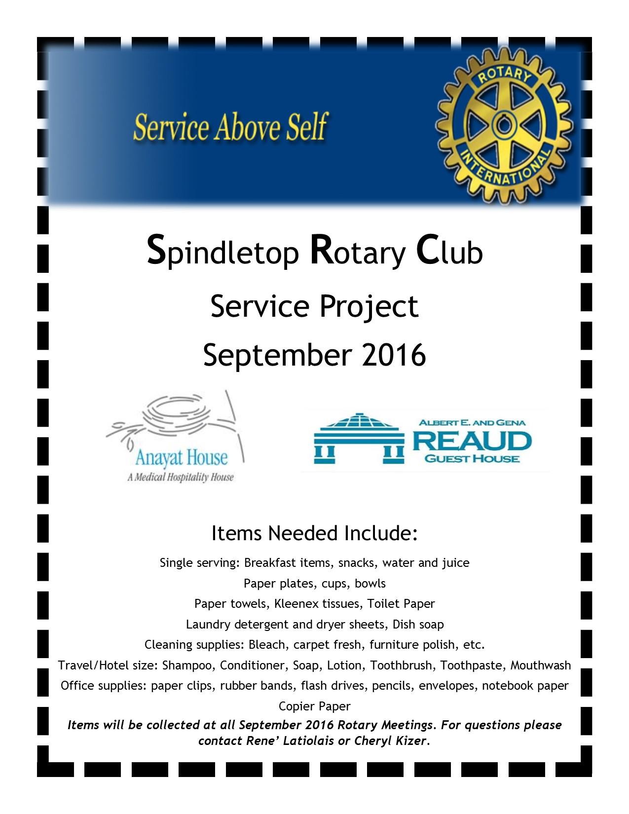 The Spindletop Speaks - September 19, 2016 (Sep 19, 2016)