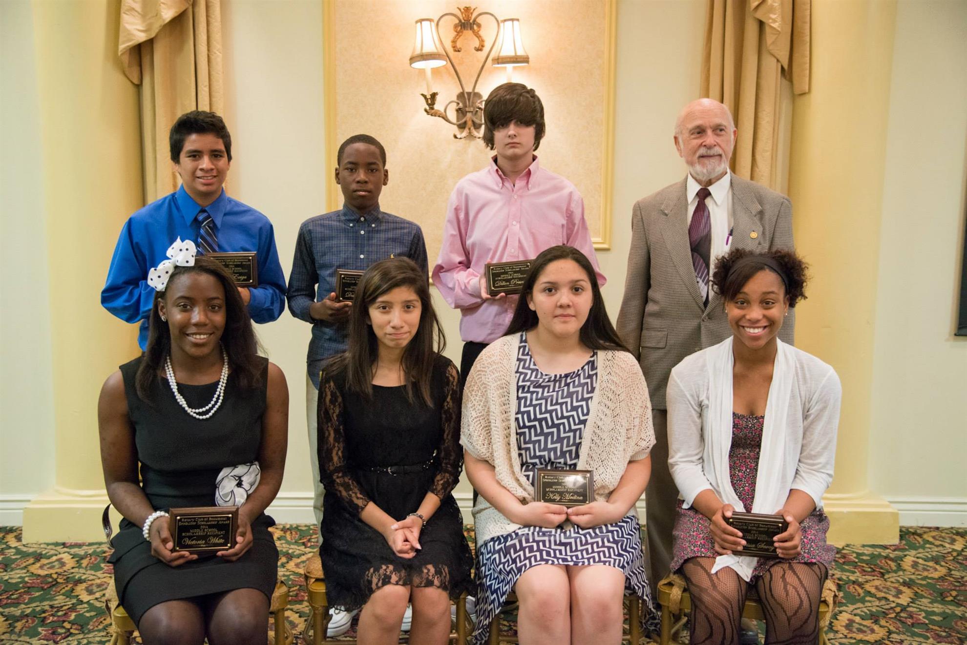 2014 BISD Middle School Scholarship Recipients Rotary Club of