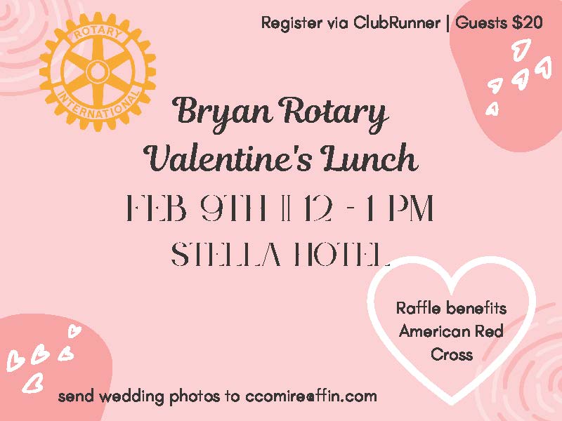 Rotary hosts sweetheart luncheon for Valentine's