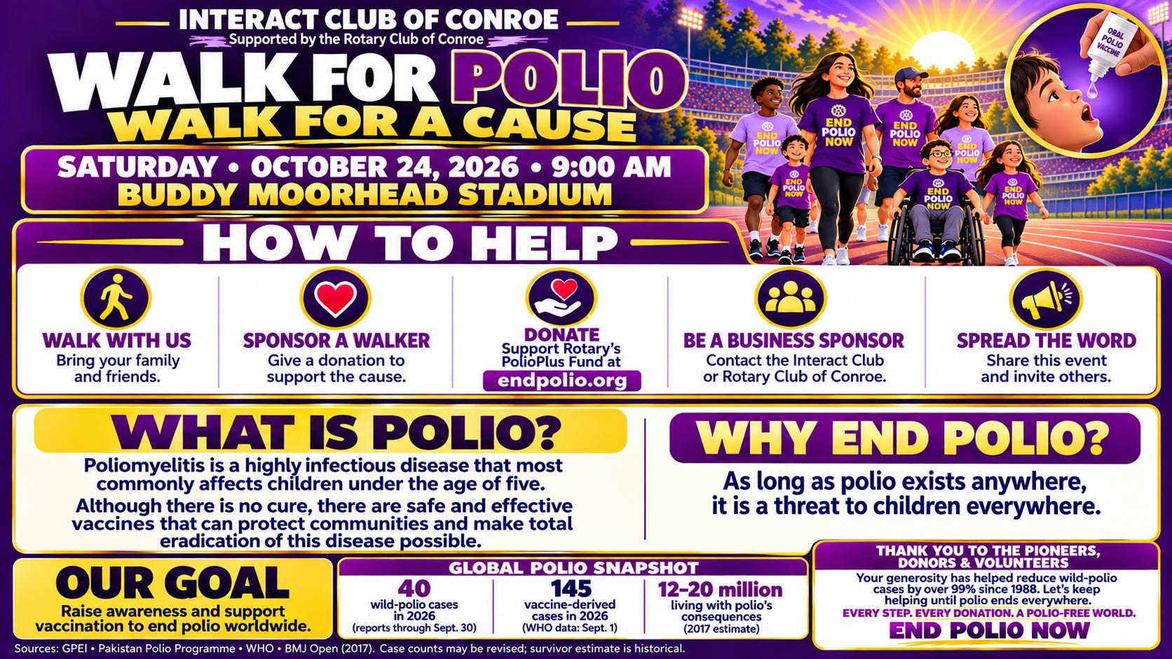 Walk For Polio 2026