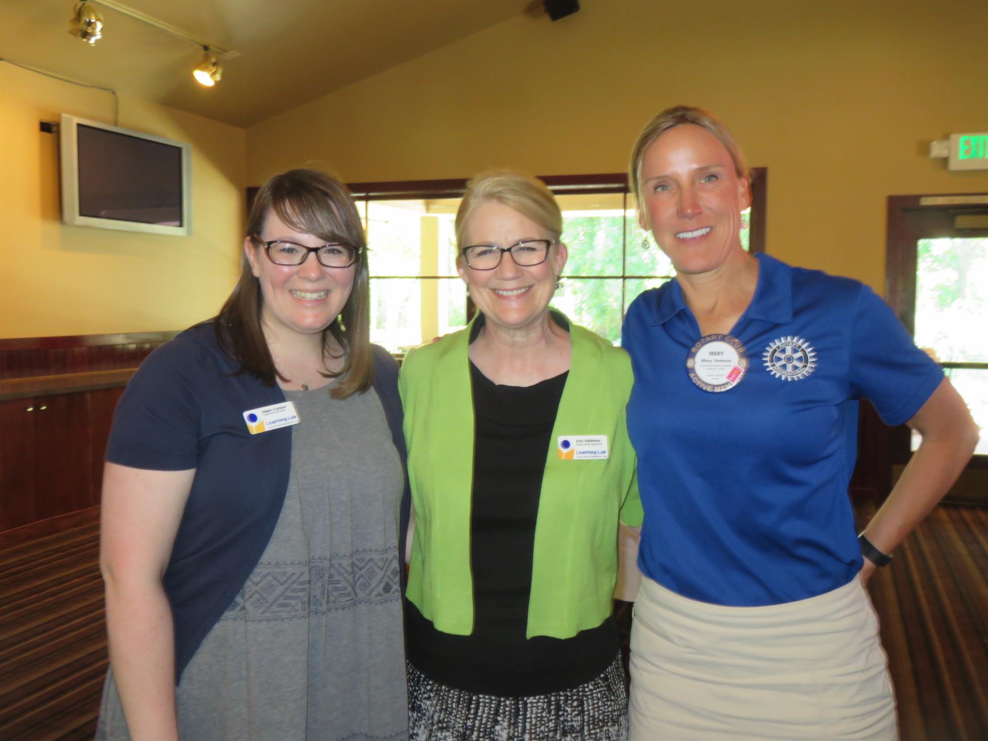 WE PRESENT A CHECK TO LEARNING LAB | Rotary Club of Boise Metro