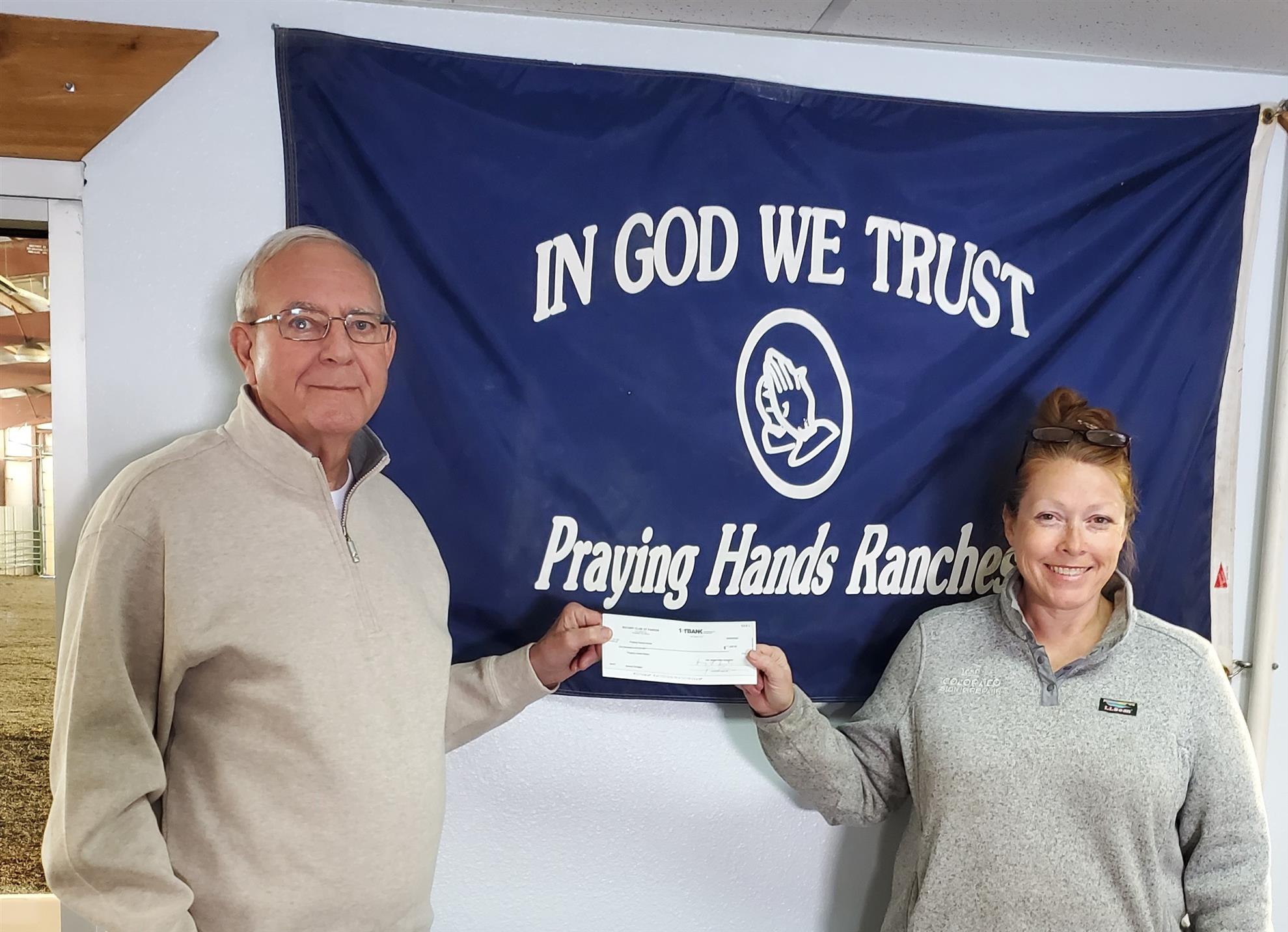 Supporting Praying Hands Ranch | Rotary Club of Parker